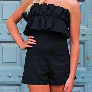 Boutique black romper